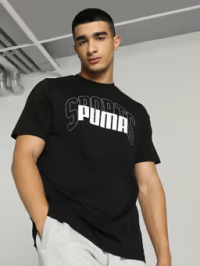 GRAPHICS Collegiate Men Black T-Shirt