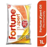 Fortune Xpert Pro Immunity Oil - Blend Of Rice Bran & Sunflower Oil, 1 L Pouch